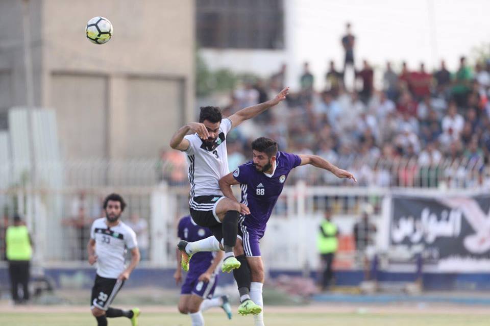 التعادل الايجابي يحسم مباراة النجف ونفط الوسط بالدوري الممتاز