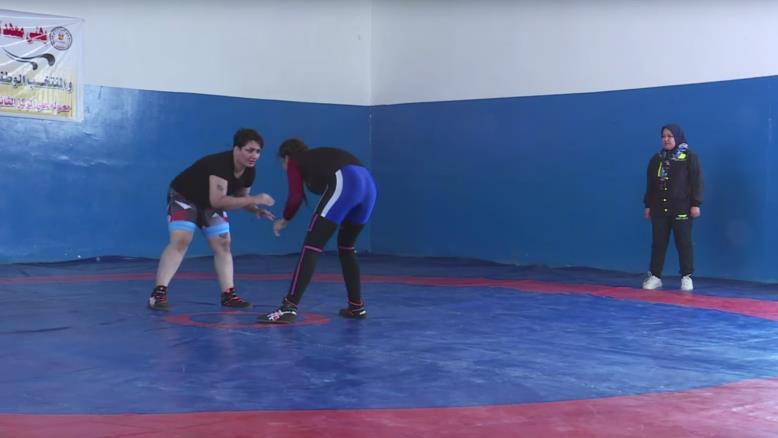 تشكيل أول منتخب عراقي نسوي مختص في المصارعة الحرة