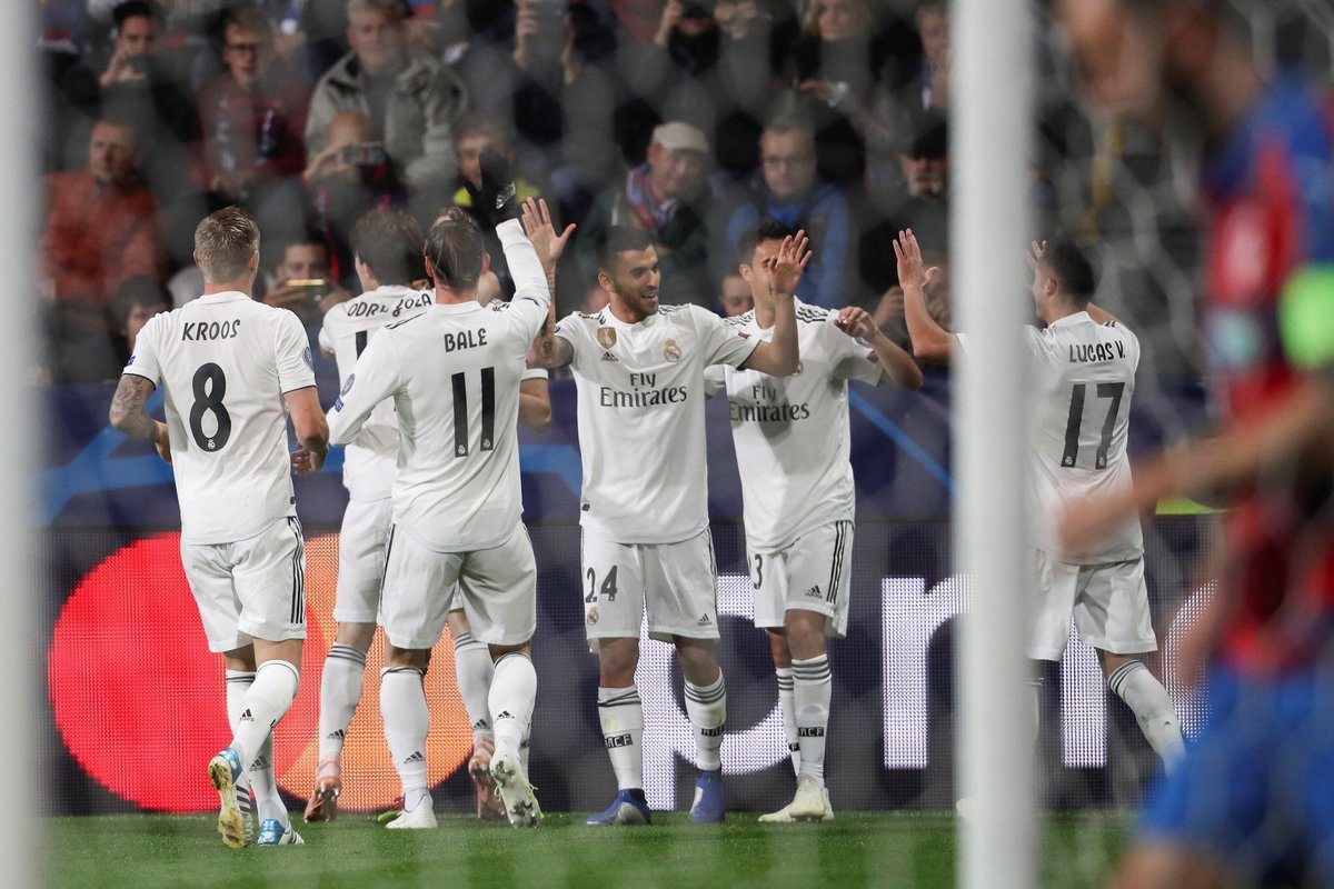 ريال مدريد يستعيد أمجاده ويسحق فيكتوريا بلزن بخماسية