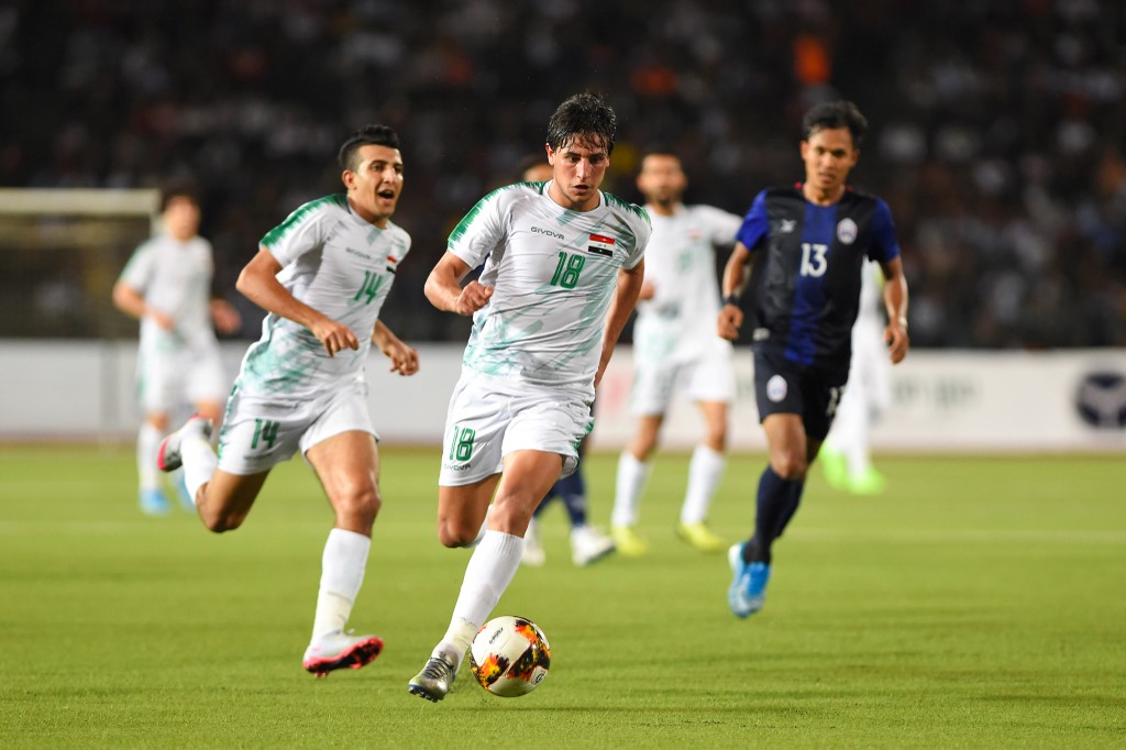 بايش: واجهنا صعوبة الملعب والجمهور الكمبودي بشجاعة