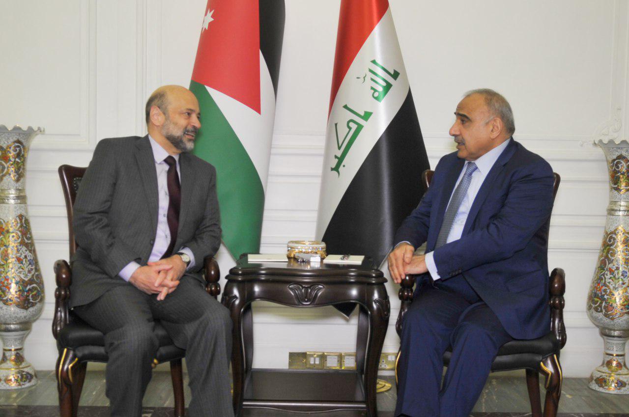 عبد المهدي: اتفقنا مع الاردن انشاء منطقة صناعية وبحثنا مسالة الاعفاءات الجمركية