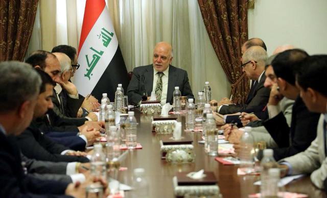 العبادي: نعمل على تذليل العقبات وتسهيل الإجراءات بخصوص مستحقات المقاولين لدى الدولة