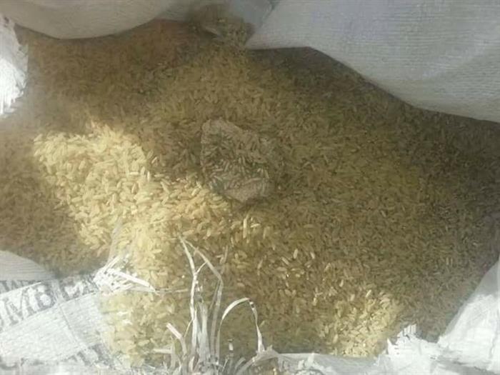 روائح كريهة تكشف 3 أطنان من الرز الفاسد في ديالى