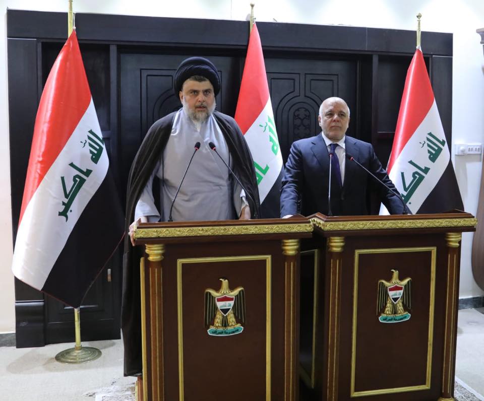 الصدر والعبادى: نسعى إلى ترجمة قرار الشعب العراقى وتطلعاته إلى واقع ملموس