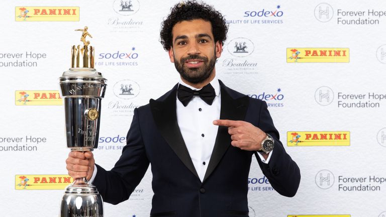 محمد صلاح يتوج بلقب احسن لاعب في الدوري الإنكليزي