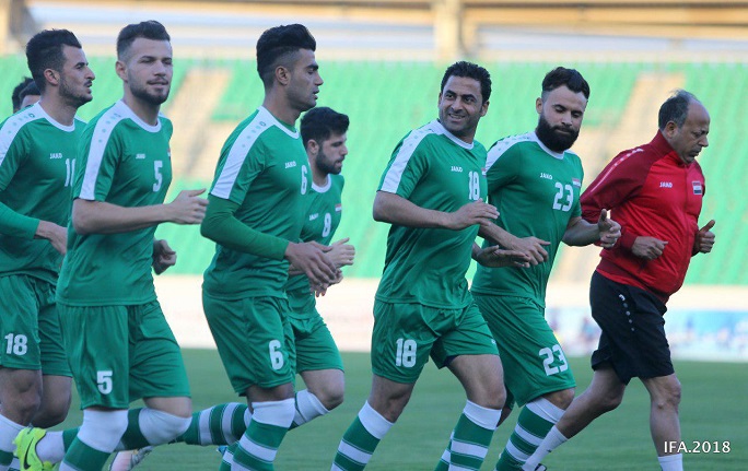 اليوم.. أسود الرافدين يختتمون تحضيراتهم لمواجهة الأخضر