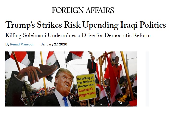 فورين أفيرز: الأحزاب العراقية فشلت في محاولة قمع الاحتجاجات