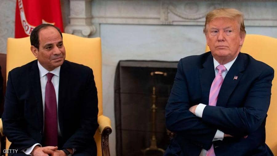 ترامب يشيد بـ”العمل العظيم” للسيسي