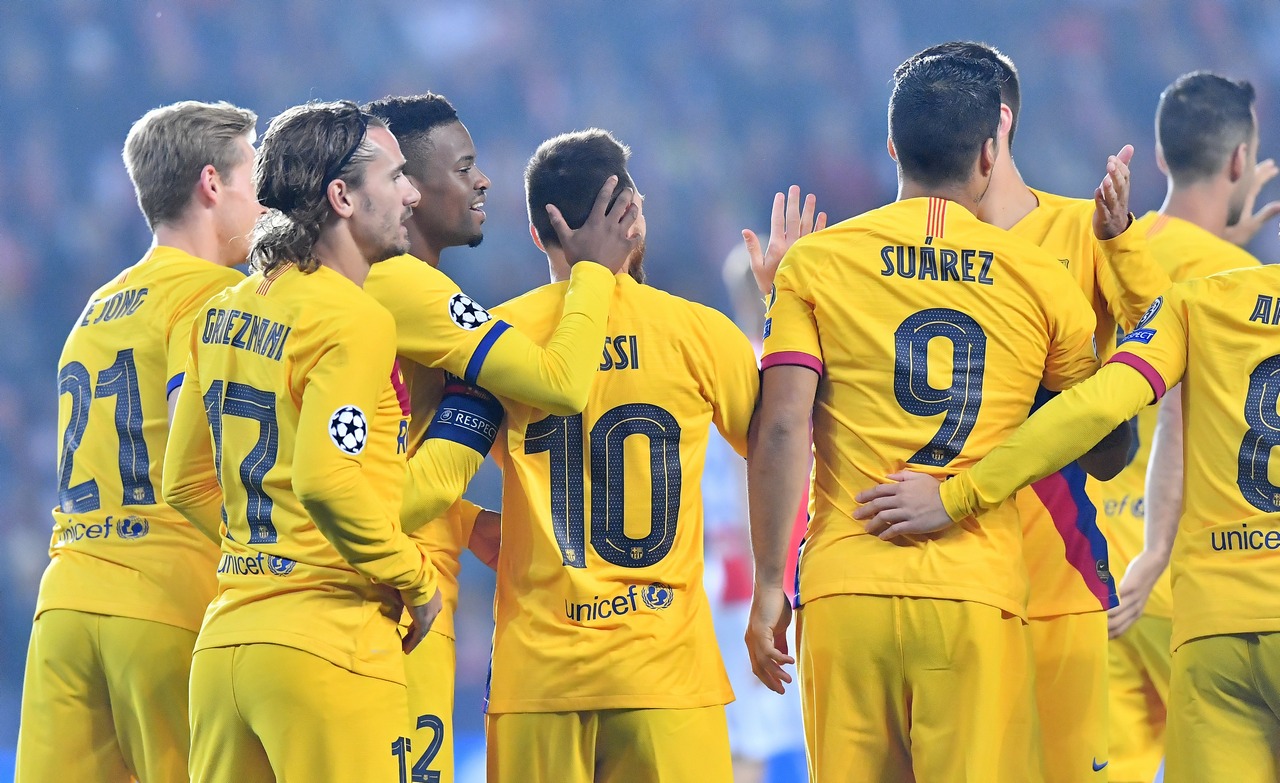 انتصار صعب لبرشلونة على سلافيا براج