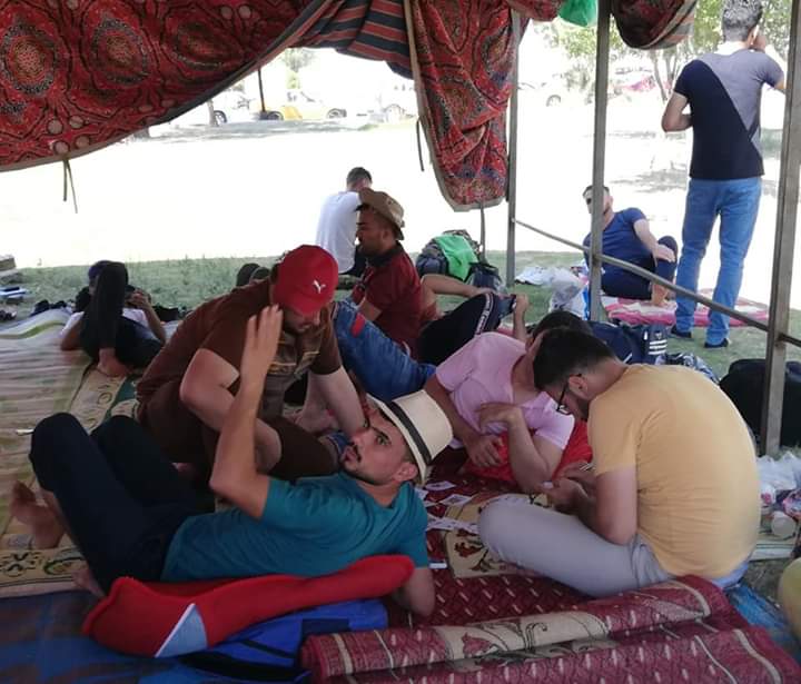 اعتصام أمام وزارة النفط