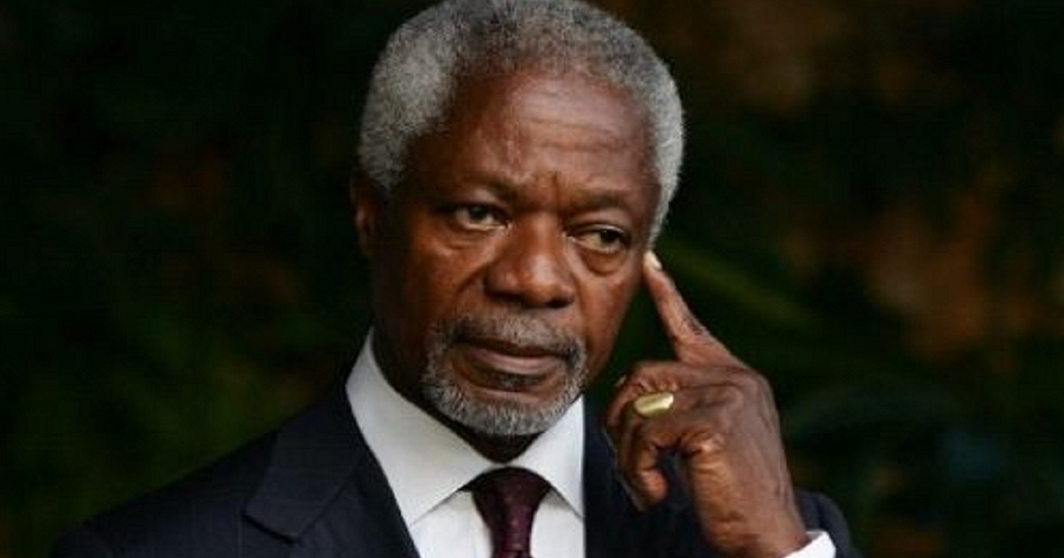 وفاة الامين العام الاسبق للامم المتحدة كوفي عنان