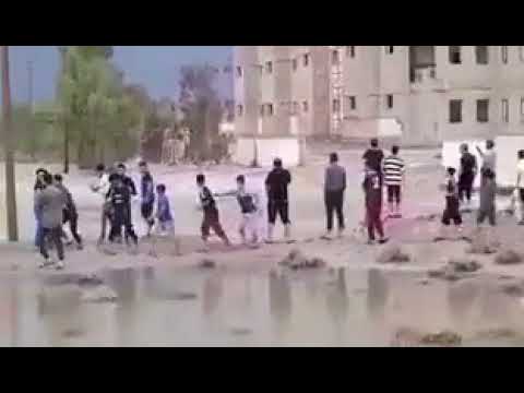 شاهد .. ماذا فعلت مياه السيول في الأقسام الداخلية لجامعة الأنبار