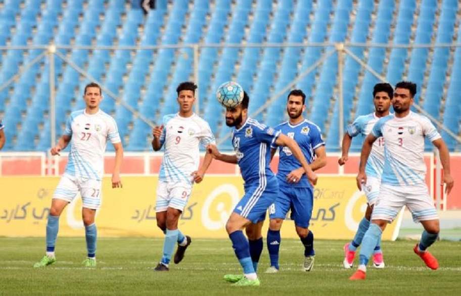 الجوية ونفط الوسط يتعادلان ايجابياً بهدفين لكل منهما في الدوري الممتاز