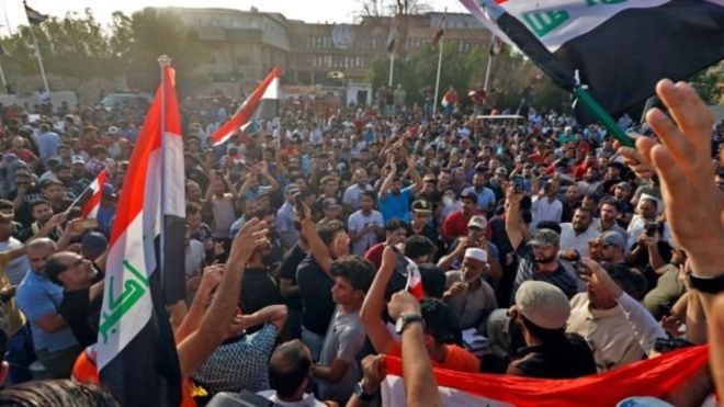 تنسيقيات البصرة تتداول بيانا يهدد بـ “نزول الجماهير إلى الشوارع”