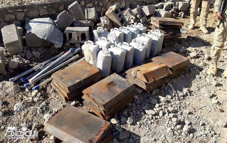 العثور على كدس يضم 50 عبوة ناسفة والقبض على مطلوب في الأنبار