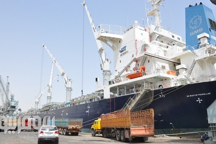 ضبط 1614 طناً من المواد الكيمياوية معدة للتهريب بميناء أم قصر الشمالي