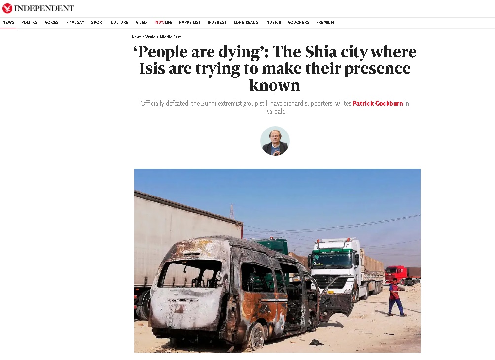 الاندبندنت:  داعش..خطر متجدد يهدد أمن العراق