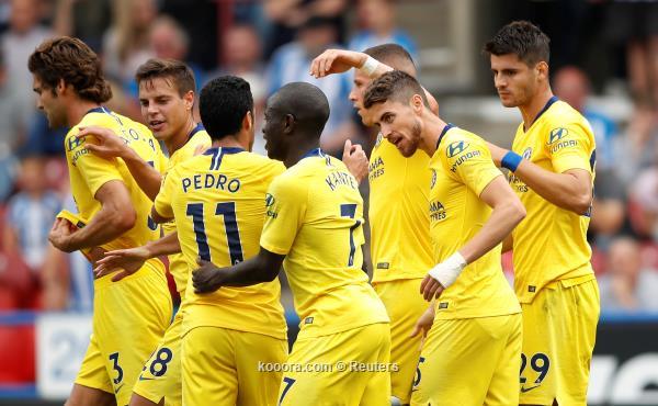 تشيلسي يقص شريط البريميرليغ بثلاثية في شباك هيديرسفيلد