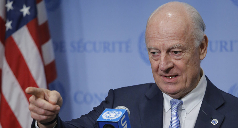 دي ميستورا يناقش في سوتشي إنشاء لجنة دستورية سورية خارج إطار “أستانا”