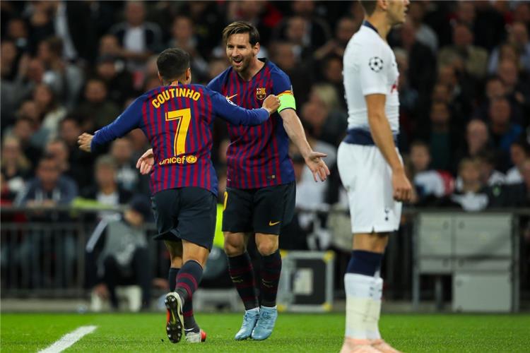 برشلونة يصعق توتنهام برباعية