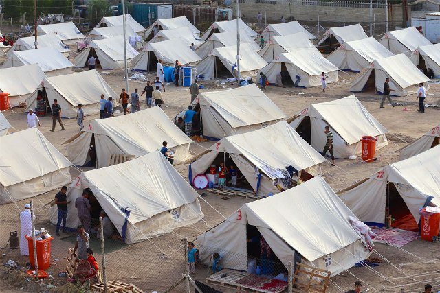 غلق ١٤ مخيما في محافظة الانبار وعودة ٨٩٩٧ عائلة الى محل سكناهم الاصلي