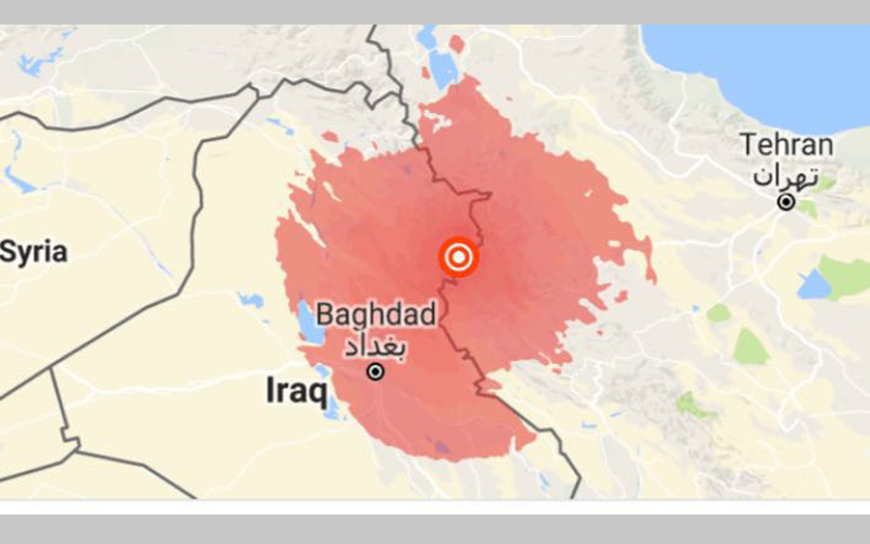 بغداد وعدد من المحافظات تشهد هزة ارضية