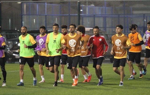 النوارس تخوض مرانها الاخير استعداداً للجيش السوري