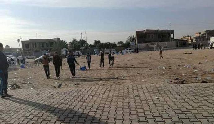 قائممقام عامرية الصمود: اصابة ثلاثة مدنيين بتفجير انتحاري قرب سوق