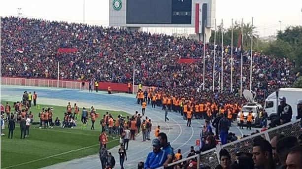 الزوراء والجوية يغادران ملعب الشعب والغاء مباراتهما رسمياً